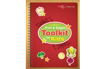 水果和蔬菜儿童工具包封面