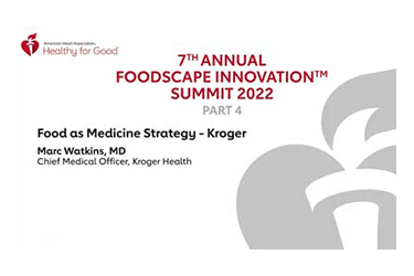 2022年峰会食品作为药物战略第四部分