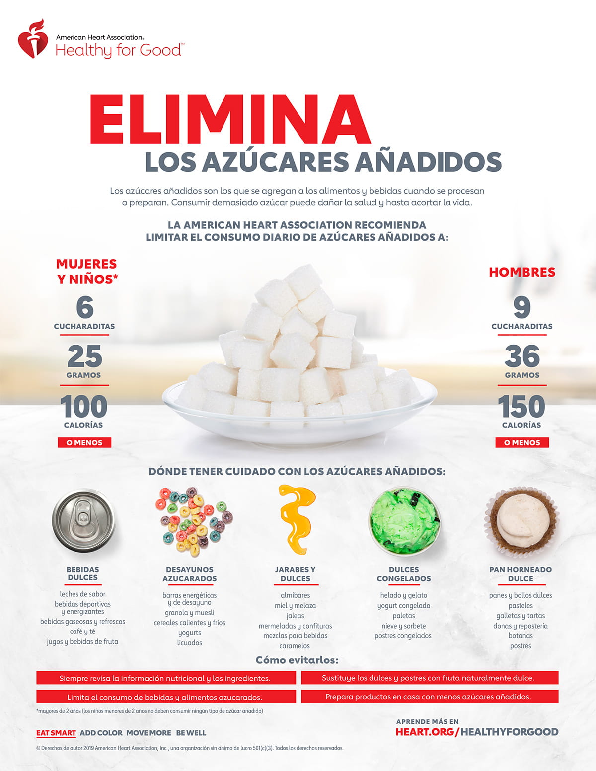 西班牙语中删除添加糖信息图