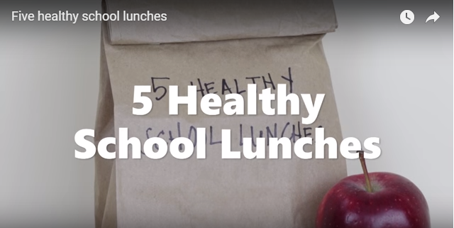 10分钟准备好5份健康的学校午餐